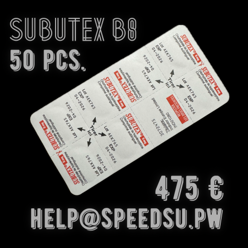Subutex B8 8mg Tablets - Buy Buprenorphine with USA Shipping